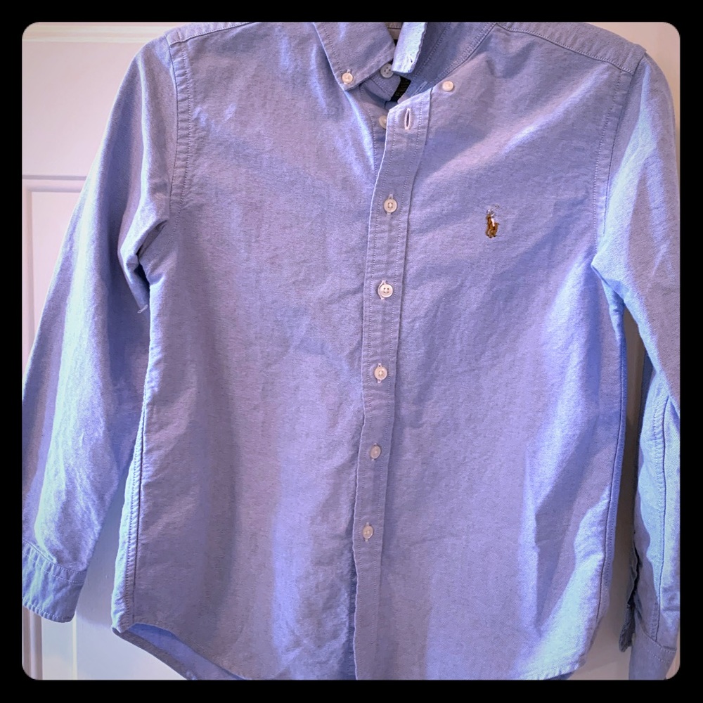Boys button down polo